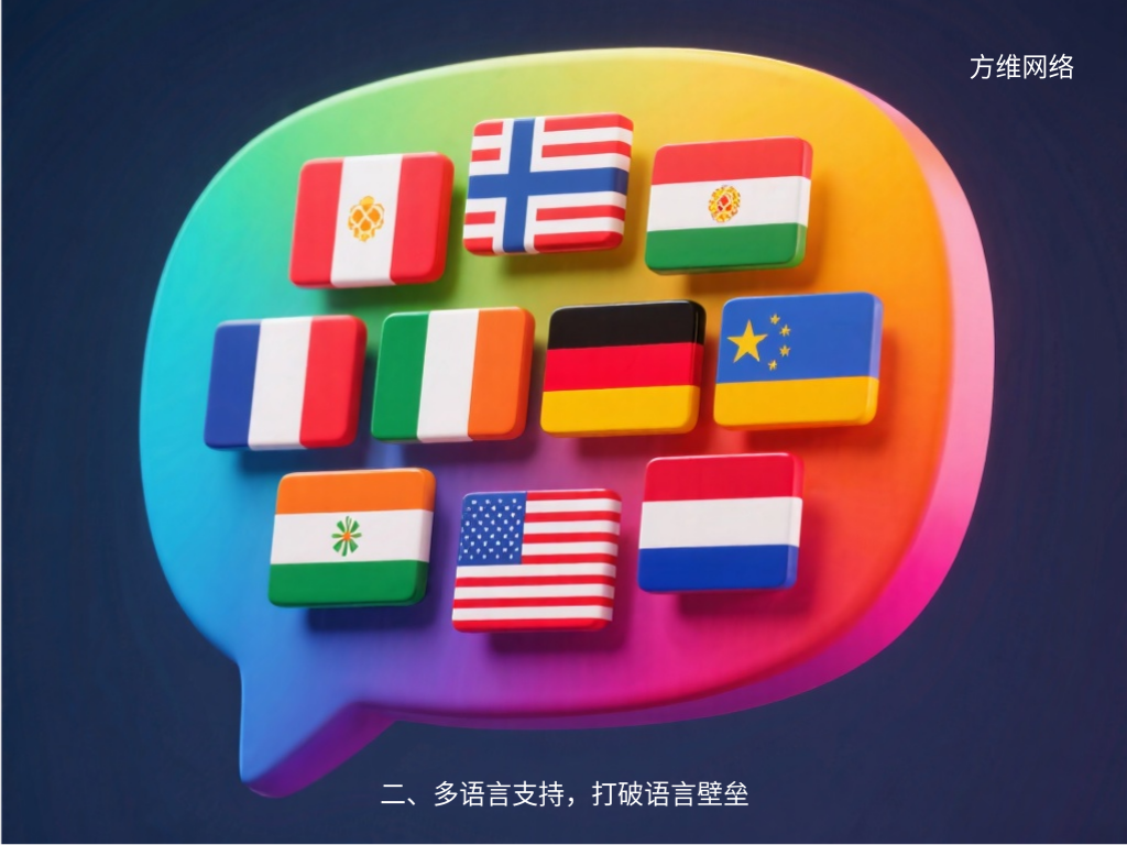 二、多語(yǔ)言支持，打破語(yǔ)言壁壘