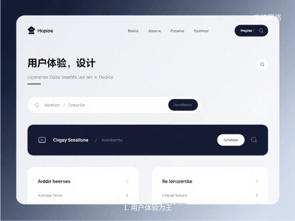 1. 用戶體驗(yàn)為王